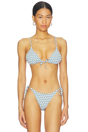 Mala Slide Triangle Bikini Top Seafolly