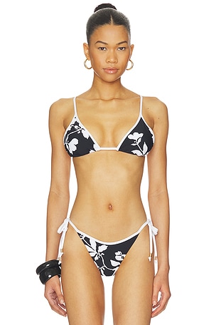 May Flower Slide Triangle Bikini Top Seafolly