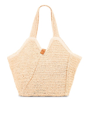 Seafolly Mirage Woven Tote in Cream