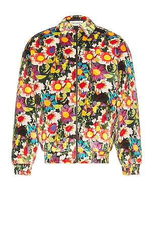 X Fwrd Quilted Floral Velvet Jacket SIEDRES