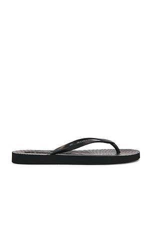 Sleepers Slim Flip Flop in Black
