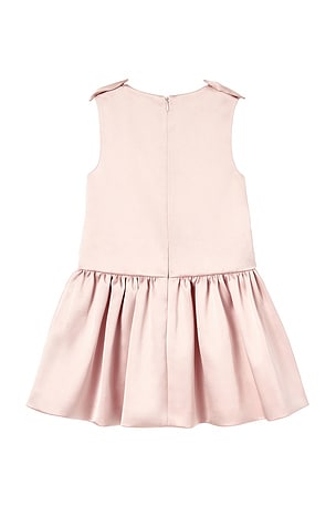 self-portrait Kids Satin Sleeveless Flower Dress in Pink. Size 7/8. Also