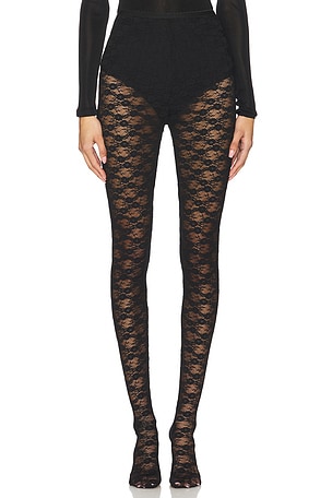 x Christopher Kane Lace Tights self-portrait