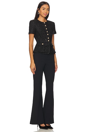 self-portrait Jumpsuit in Black