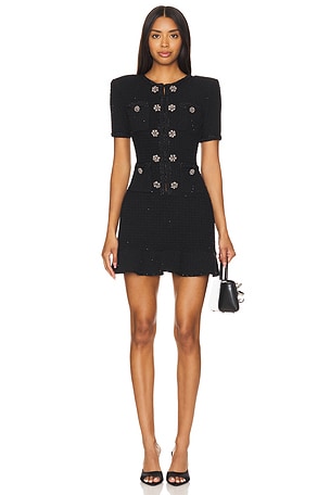 Buttoned Knit Mini Dressself-portrait$555