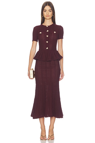 VESTIDO MIDI DRESS self-portrait