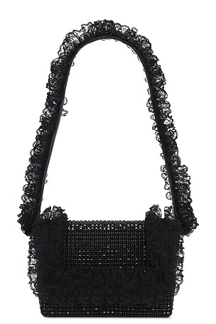 x Christopher Kane Crystal Lace Detail Bag self-portrait