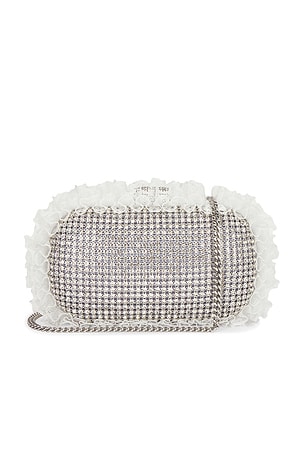 x Christopher Kane Crystal Lace Detail Clutch self-portrait