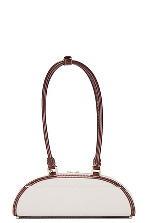 self-portrait Canvas Curved Shoulder Bag
