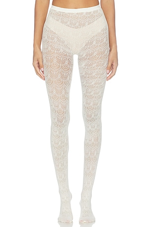 Emilia Lace Tattoo Tights Stems