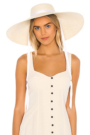 Low Crown Extra Long Brim Hat SENSI STUDIO