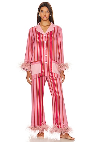 Party Pajamas With Detachable Feathers Sleeper