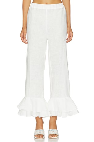 Cha-cha Linen Lounge Pants With Headscarf Sleeper