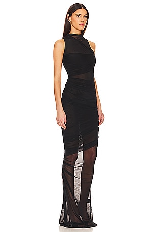 SEROYA Ronnie Dress in Black