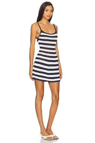 SEROYA Sienna Mini Dress in Navy