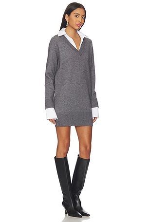 SEROYA Karli Dress in Grey. Size M. Also