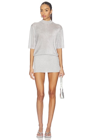 Rae Metallic Mini Dress SEROYA