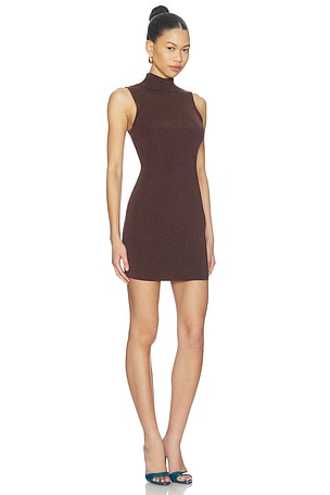 SEROYA Beula Knit Dress in Brown
