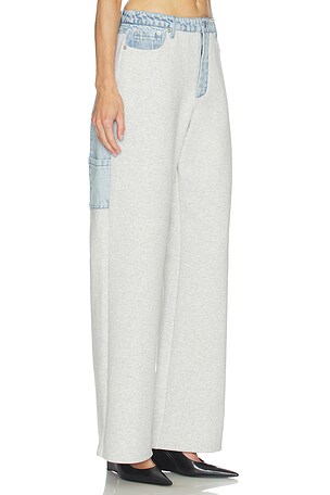 SEROYA Travis Pant in Light Grey,Blue