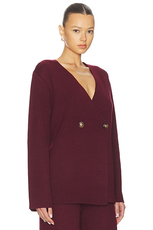 SEROYA Tundra Sweater in Burgundy