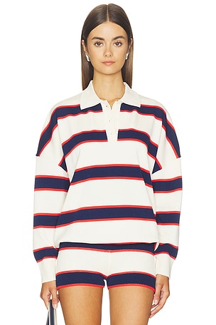 Taby Sweater in Eggshell Stripe SEROYA