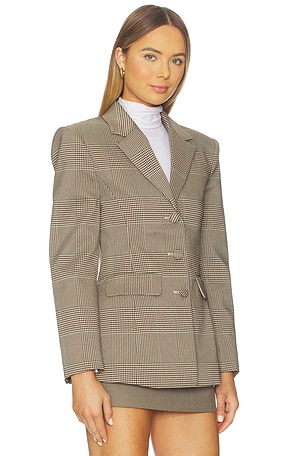 SEROYA Jennifer Blazer in Tan. Size XXS. Also