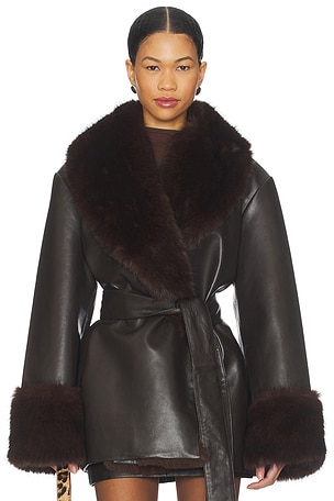 Daly Leather Coat SEROYA