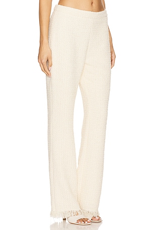 SEROYA Shar Boucle Pant in Cream