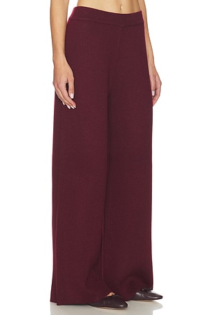 SEROYA Juna Knit Pant in Burgundy
