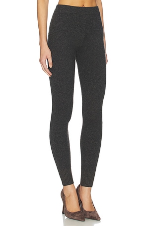 SEROYA Mish Knit Legging in Charcoal. Size XXS. Also