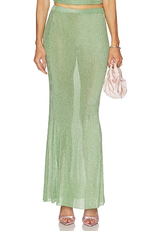 Harmony Metallic Knit Skirt SEROYA