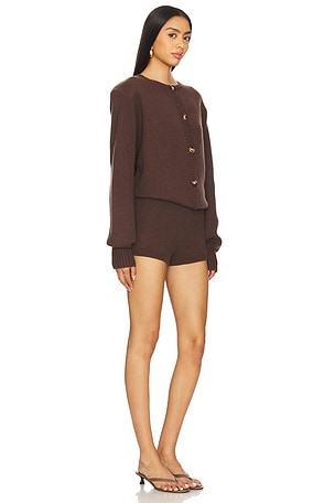 SEROYA Sable Romper in Brown