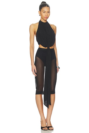 SEROYA Laura Top in Black