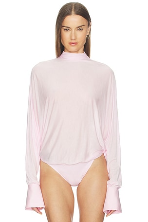 SEROYA Hawkes Bodysuit in Rose