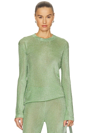 Hana Metallic Knit Top SEROYA