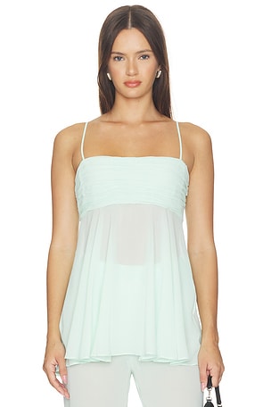 SEROYA Tamara Top in Blue. Size M. Also