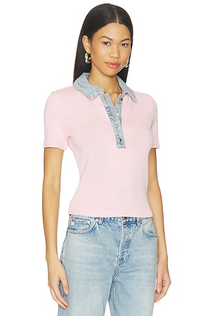 Seroya top punto erika en color rosado