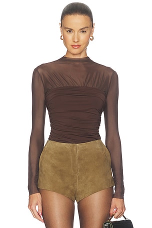 Leigh Mesh Top SEROYA