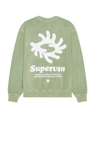 Free Form Block Crewneck Sweatshirt SUPERVSN