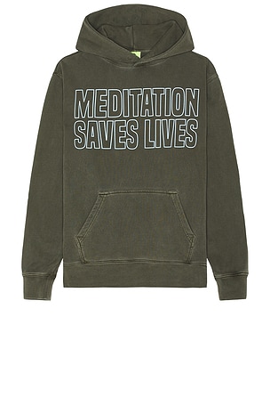 Meditation Saves Lives Hoodie SUPERVSN