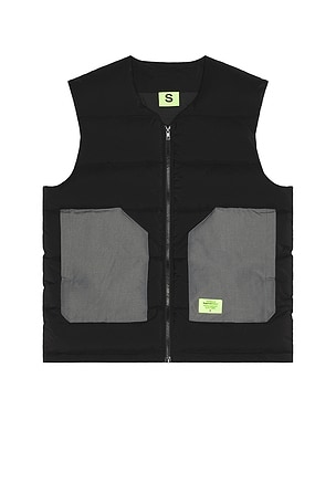 Contrast Puffer Vest SUPERVSN