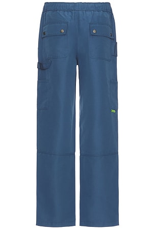 SUPERVSN Nylon Double Knee Work Pant in Blue