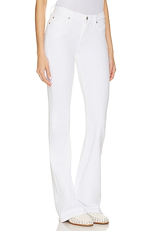 7 For All Mankind High Waist Ali in White