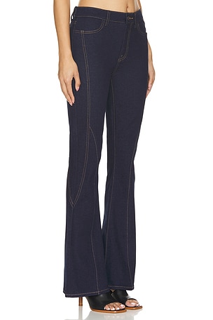 7 For All Mankind Seamed High Waisted Ali in Blue