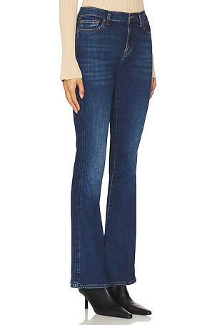 7 For All Mankind High Waisted Ali Flare Leg in Denim-Dark