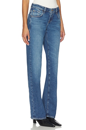 7 For All Mankind Low Straight Leg Jeans in Blue