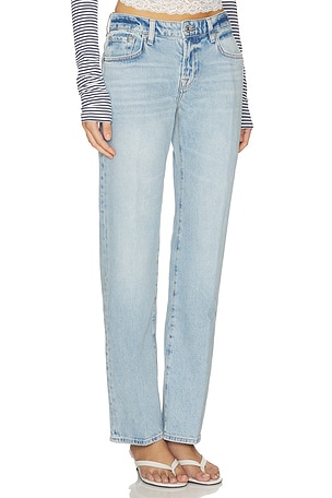 7 For All Mankind Calie Straight Jean in Blue