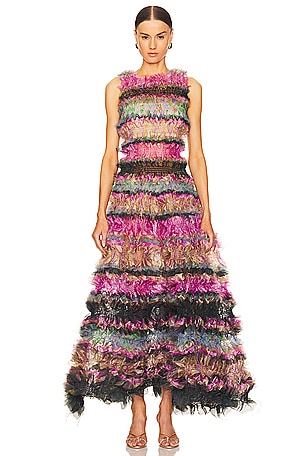 Tulle Tiered Maxi DressSusan Fang$2,002