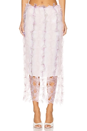 Air-flower Maxi Skirt Susan Fang