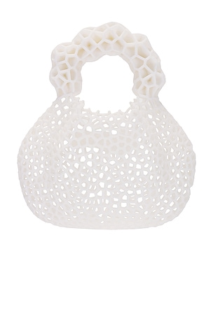 Susan Fang 3d Printed Honeycomb Bag in White